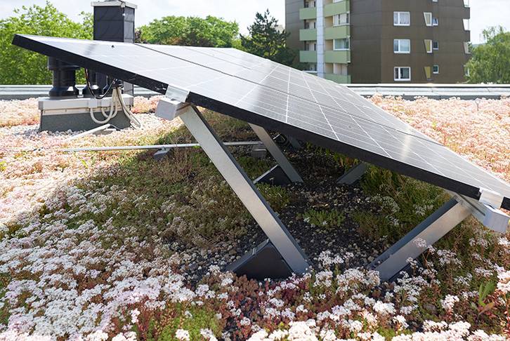 Solar mounting frame Sunroot 15 Berlin, 2018